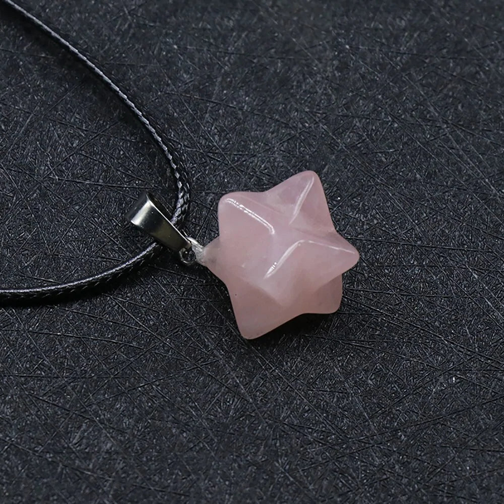 3D Six-pointed Star Necklace